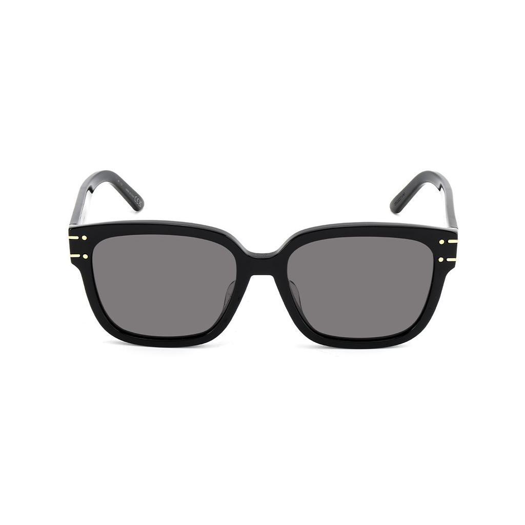 Dior Signature S7F Letter Decoration Square Sunglasses Women Sunglasses Black DIORSIGNATURE-S7F-10A0