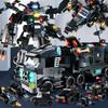8in1 SWAT Police Station Command Truck Model Building Blocks City Helicopter Bricks Kit Educational Toys for Children