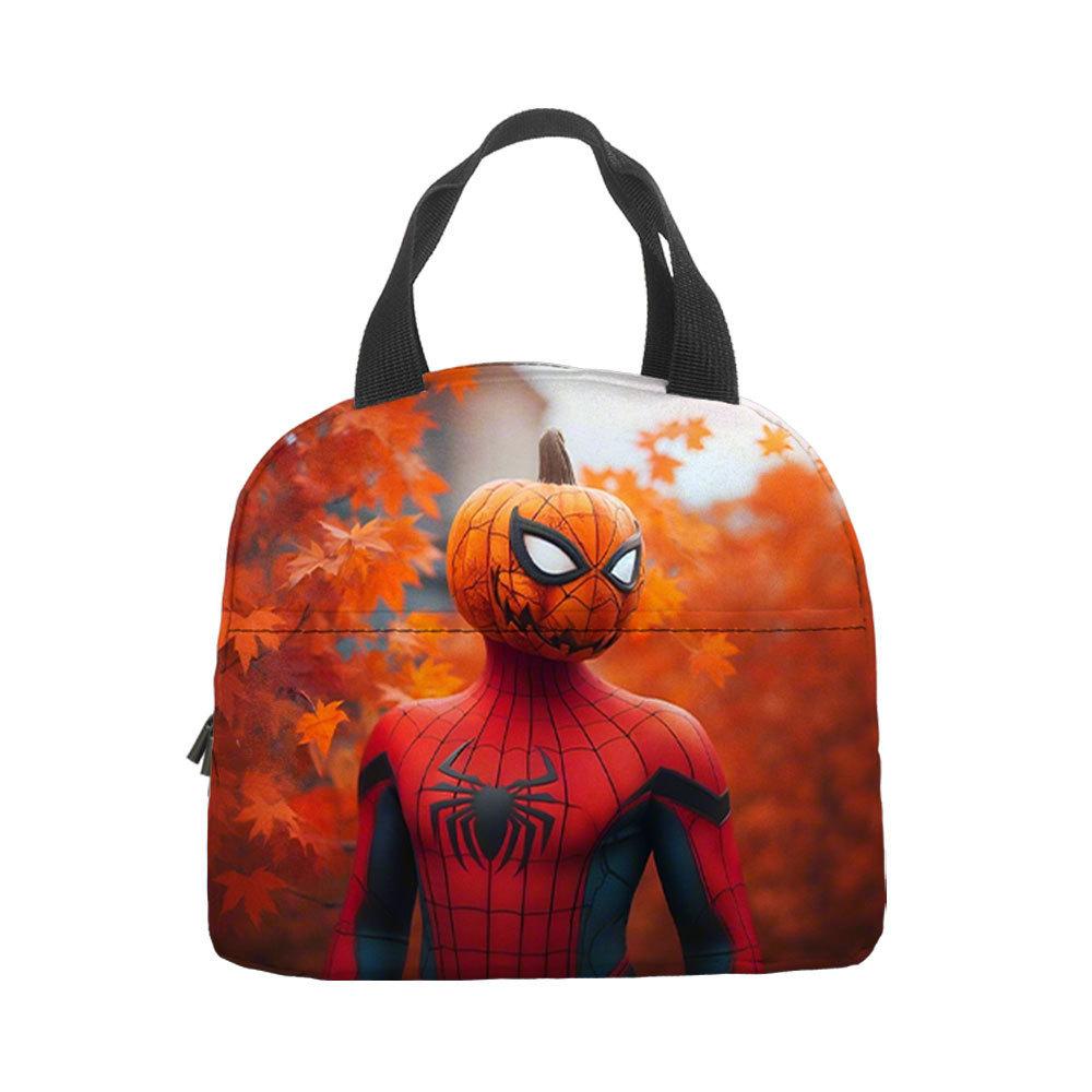 Spider-Man Handheld Bento Bag Insulation Bag Lunch Box Bag Lunch Bag with Lunch Bag Lunch Box Storage Bag
