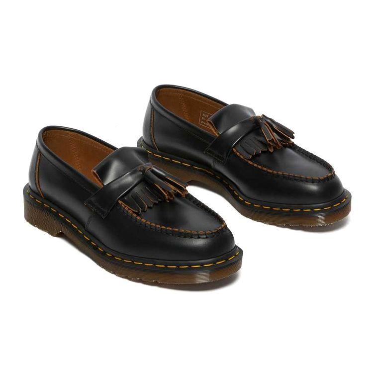 Dr. Martens Adrian Vintage Tassel Loafer Black Quilon Unisex Sneakers 26891001