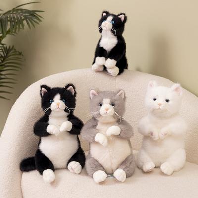 Simulation Cat Doll Cute Kitten Doll Children Soothing Doll Plush Toy