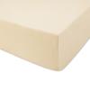 Fitted sheet 180x200 jersey 100% COTTON light beige