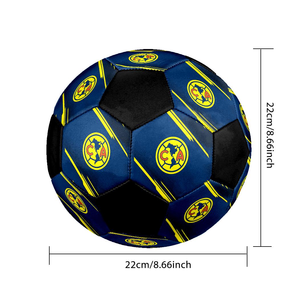 American Soccer Clubs Indoor Soccer Ball Colorful Machine Stitched PVC Size 5 Team Training Competition Ready Durable High-Bounce Cool Sports Gift