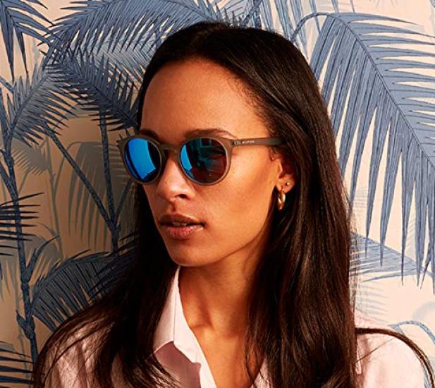 [MessyWeekend] Hobbes Sunglasses - Brand Sunglasses for Women and Men - UV Protection (UV400) - Scandinavian Design - Revo [Grey]