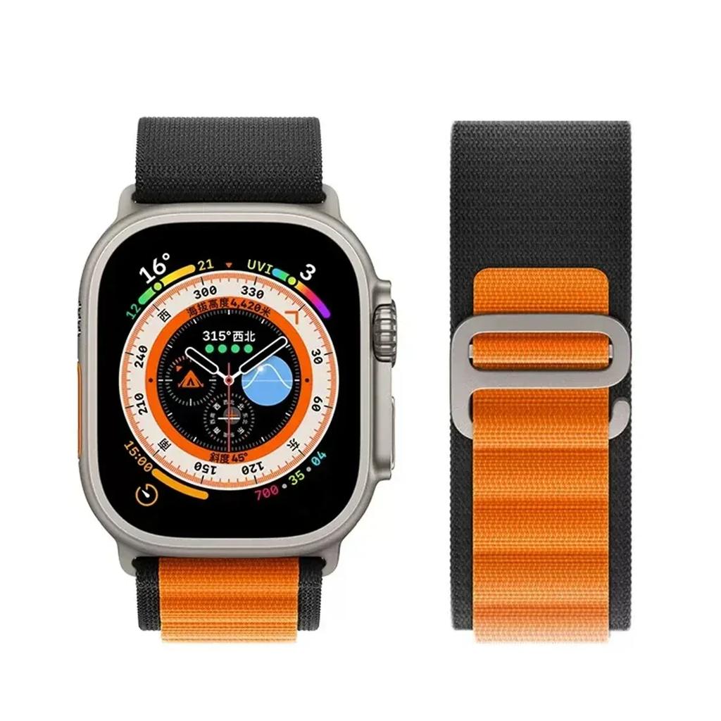 Alpine Loop Band for Apple Watch Strap 49mm 44mm 40mm 45mm 41mm 42mm 38mm Bracelet iWatch Ultra Series 7 6 5 3 Se 8 9 CorreaBelt