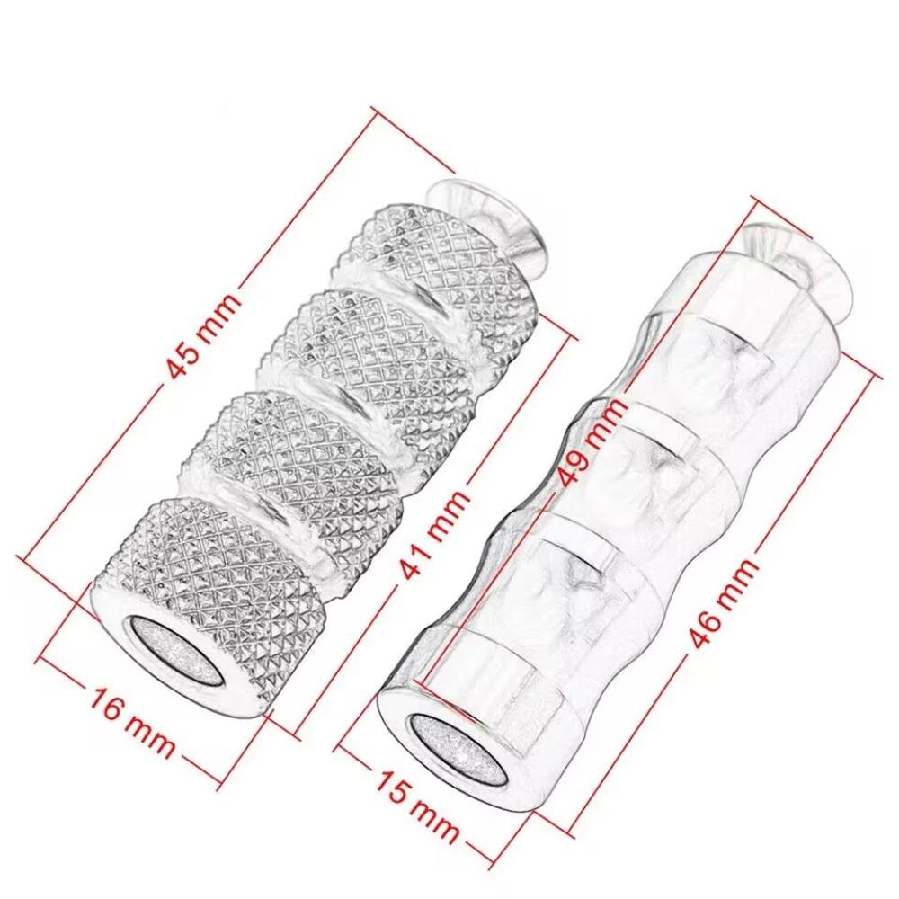 High-Strength M6 Motorcycle Footrest Rearset Aluminum Alloy CNC Gear Shift Peg Motorcycle Accessories for Yamaha//Kawasaki