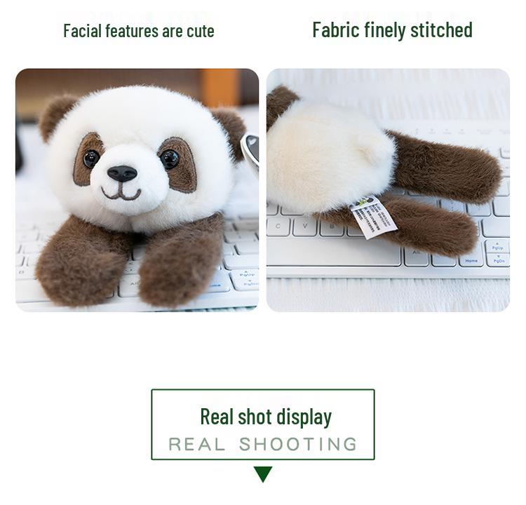 Adorable Panda Snap Bracelet & Magnet Plush Doll Gift for Kids