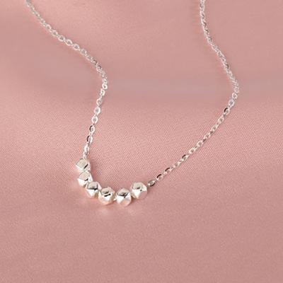 Broken Silver Necklace, Female Summer Light Luxury Niche Design, Broken Silver Collarbone Chain, Stainless Steel Temperament Neck Chain