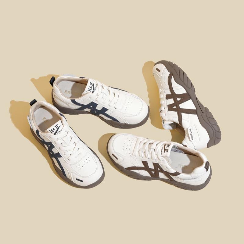 Retro German training shoes women's 2025 autumn new heightening casual versatile Forrest Gump shoes soft sole comfortable little white sports shoes