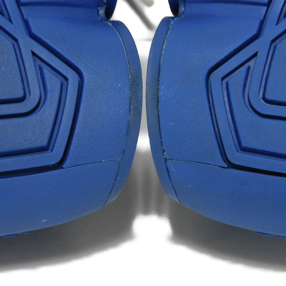 Used 9896 NIMA KNIT Low Tops 021285 7896 New Logo 6 Shark Sole 9.6" Gancini Fabric Blue Men's from Japan AUTHENTIC