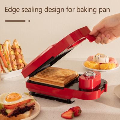 220V elektrikli sandviç makinesi kahvaltı makinesi çok fırıncı ekmek kızartma makinesi pişirme Waffle makinesi Takoyaki tost basınçlı ekmek kızartma makinesi
