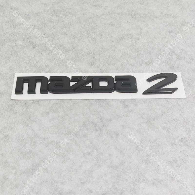 For MAZDA 2 Car Front Radiator Grille Replacement Emblem Rear Trunk Lid Badge Auto door Badge Emblem sticker car accessories vf2