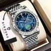BINBOND Luxury Scratch-Resistant Quartz Wristwatches For Men Luminous Waterproof Auto Date Men's Watch Sports Casual