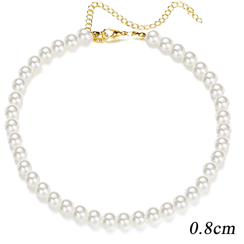 Elegant  Bead Chain Necklace Bowknot Heart Butterfly Zircon Choker for Women Fashion Accessories Jewelry