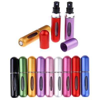 1 ks 5 ml mini prenosná cestovná plniteľná parfumová rozprašovacia fľaša s pumpičkou