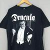 Koszulka Horrorowe Filmy o Draculi z lat 2000 Podstawowa czarna Unisex Horror Film Vtg S-5XL Koszulka Unisex
