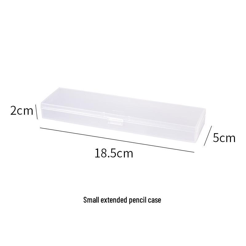 

Прозрачный матовый пенал с логотипом на заказ - Креативное хранение для студентов Small прозрачный