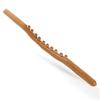 Ergonomic Beech Wood Scraping Roller Manual Massager Stick for Neck Shoulder Leg Back - Body Care Beads Massage Tool