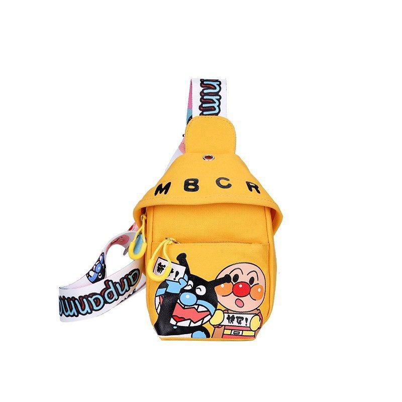 Canvas Small Bag 2025 Summer New Trendy Fashion Cartoon One Shoulder Diagonal Span Chest Bag Student Bag