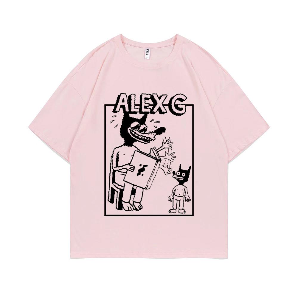 Funny Sandy Alex G Storytelling Logo Graphic Print Tshirt Summer Men Women Causal Pure Cotton T-shirt Male Fashion Vintage Tees