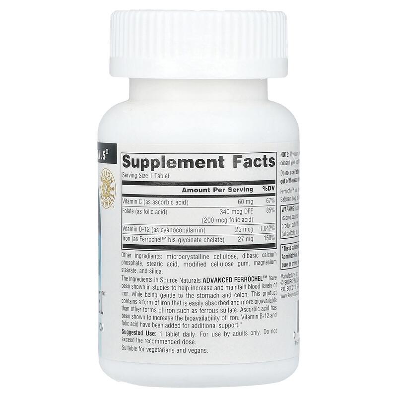 Advanced Ferrochel™, 180 Tablets