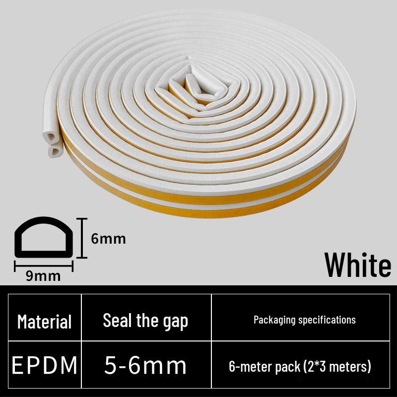 Soundproof and Windproof Door & Window Sealing Strip for Silent Shock Absorption and Insulation