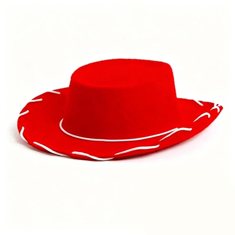 Western Cowboyhüte mit verstellbarem Band Braune Farbe Verstellbare Passform Strapazierfähiges Material für Outdoor-Themenpartys