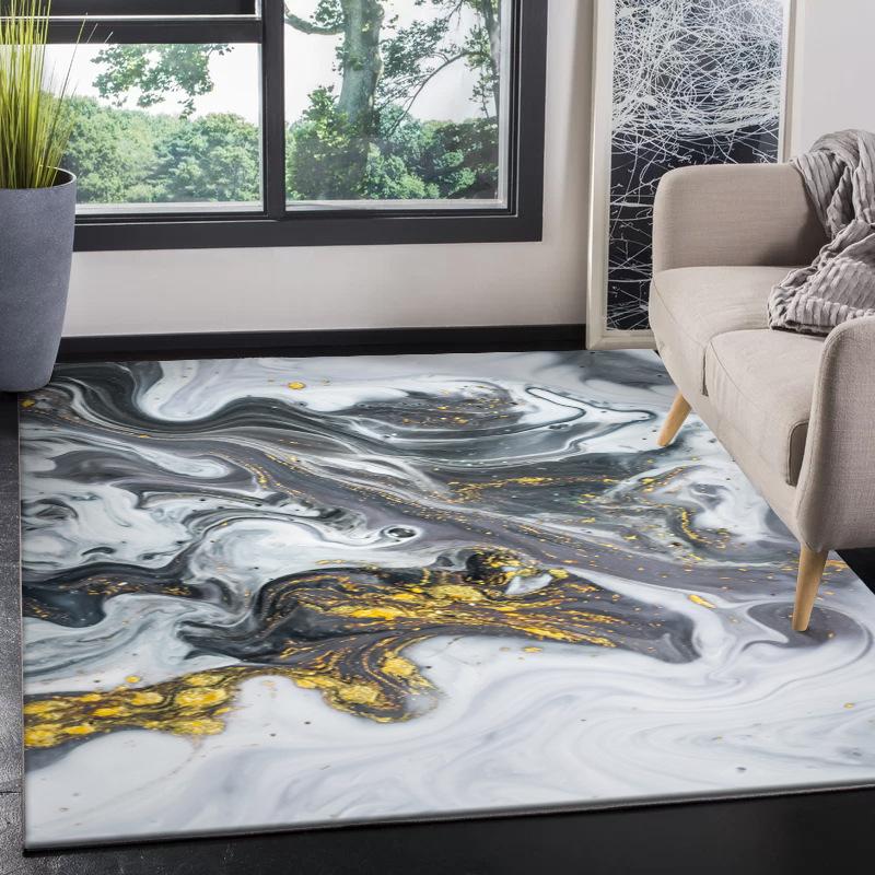 Living Room Carpet Modern and Simple Living Room Coffee Table Mat Carpet Bedroom Bedside Carpet