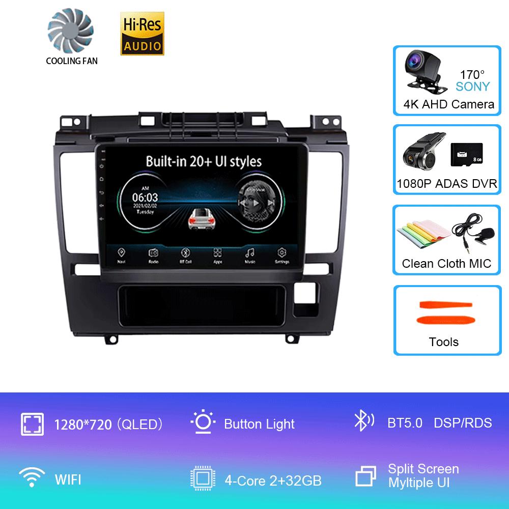 Android 14 Car Radio For Nissan Tiida 2005-2010 Multimedia Video Player Stereo GPS Navigation Carplay Andorid Auto 5G WIFI DSP