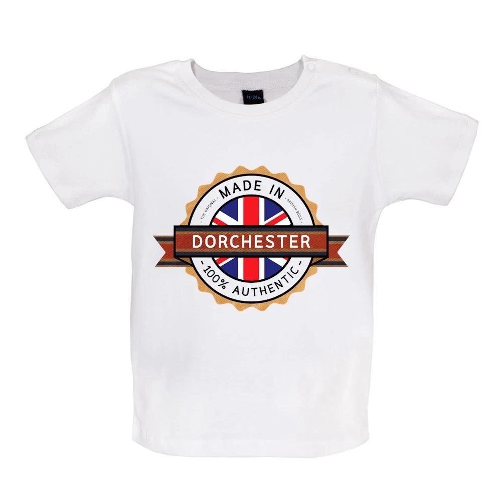 

Made In Dorchester - Baby Kids Boys Girls Unisex T-Shirt / Babygrow - Town City Village Born Love Live 110