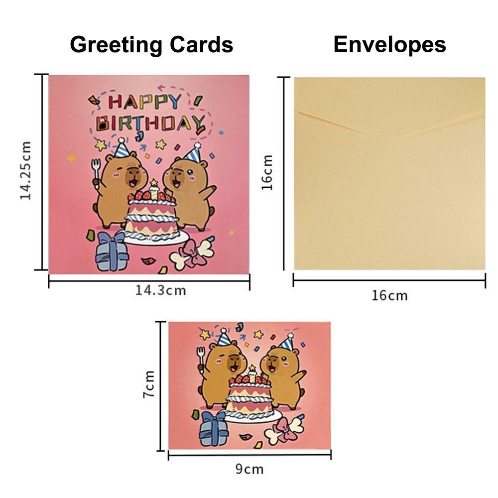Light Feature 3D Light Music Card Happy Birthday Musical Greeting Card  Blessing Occasion