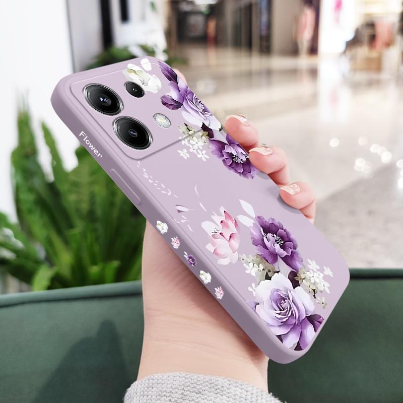 Beautiful Peony Phone Case For Xiaomi Poco F8 F7 X7 X6 F6 M6 M5 M5S F5 X5 F4 X4 M4 F3 M3 X3 Pro 4G 5G GT Silicone Cover