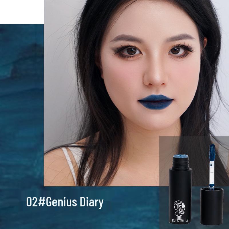 Rui Li Rui La Matte Long-Lasting Lip Glaze - European & American Dark Style Punk Matte Lipstick
