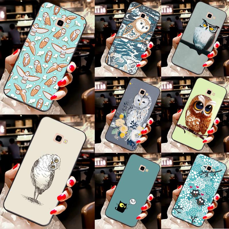 Cute Owl Cartoon Case For Samsung Galaxy J7 J5 J3 2017 J1 A3 A5 2016 A9 A7 A6 A8 J8 2018 J6 J4 Plus Cover