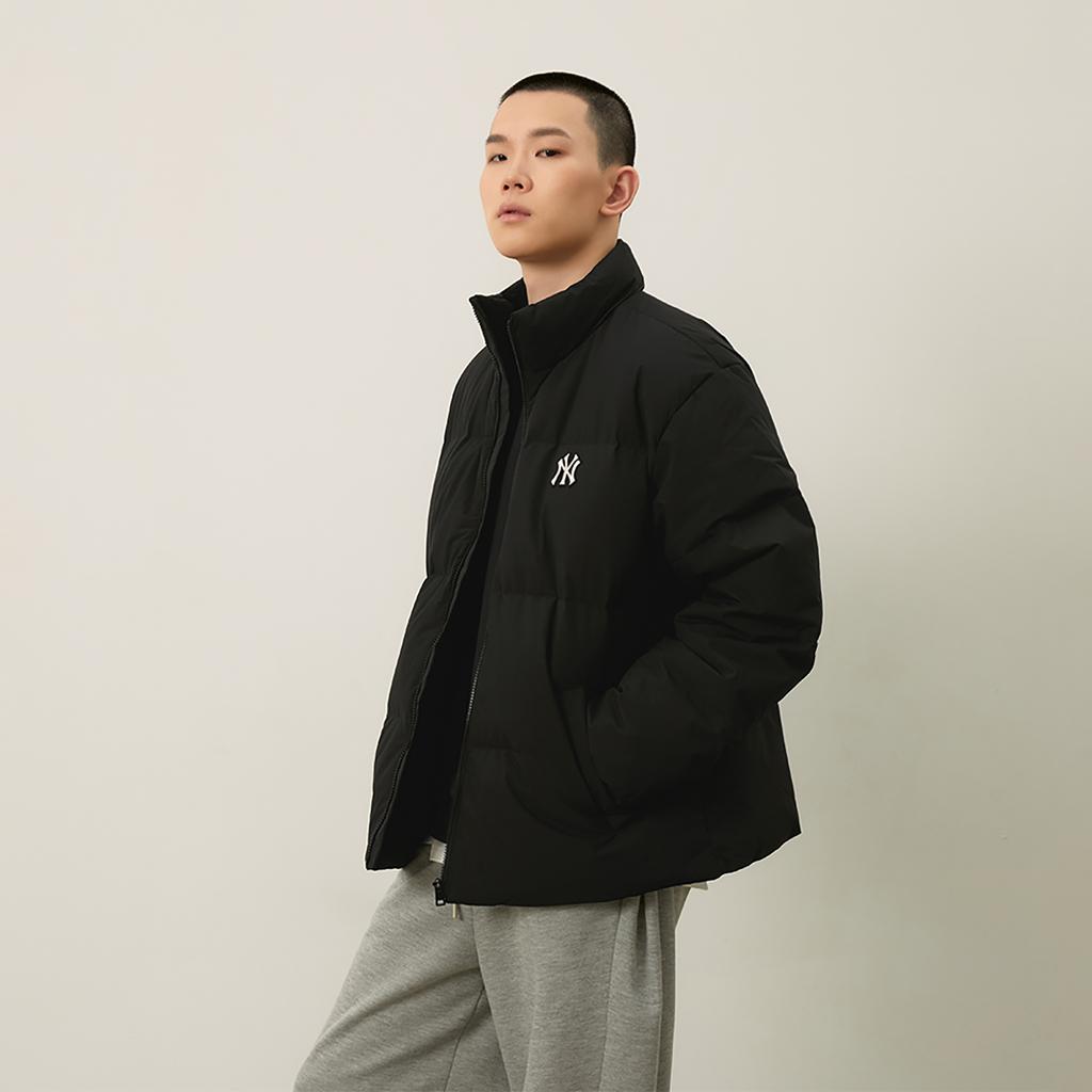 New MLB New York Yankees Basic Collection FW24 Down Jacket Unisex Black 3ADJB1046-50BKS