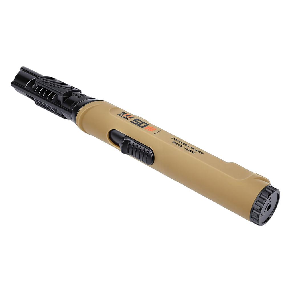 Portable Camping Lighter Wind Proof Refillable Jet Flame Lighter with Security Lock for Outdoor