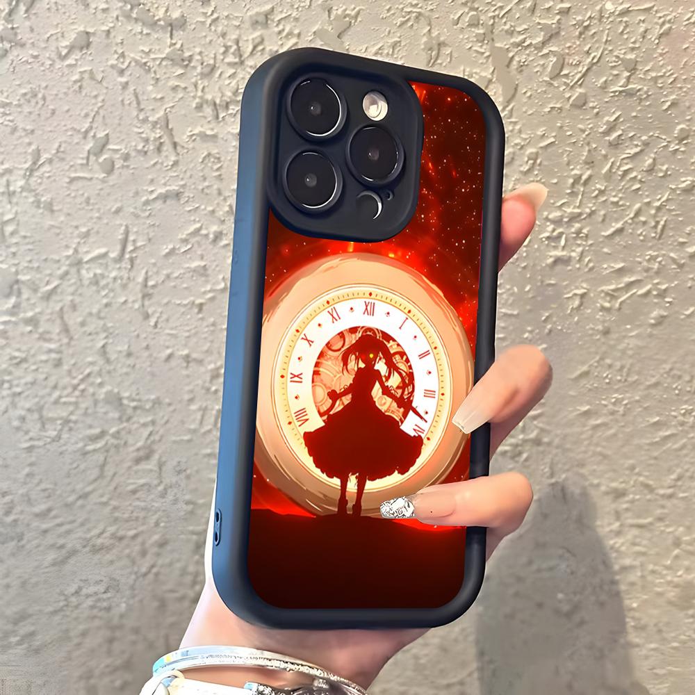 Anime Date A Live Tokisaki Kurumi Cute Phone Case For IPhone 17 Pro Max 16 15 14 Pro Max IPhone 13 Pro Max 11 Plus Silicone Cove