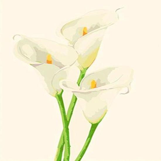 

Ruopoty Цифровая живопись Diy Цифровая живопись Цветочная живопись Цифровая картина маслом для взрослых Украшение дома 40x50cm NO Frame