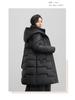 Maillard Women's Mid-Length Hooded Down Coat - Thick, Cold-Proof Winter Outerwear