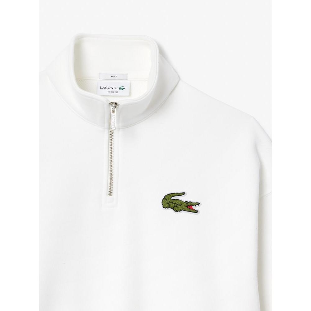 Lacoste Public Boucle Big Croc Half Zip Up Sweatshirt Sh2748 54n 70v q2nSh2748 54n70v