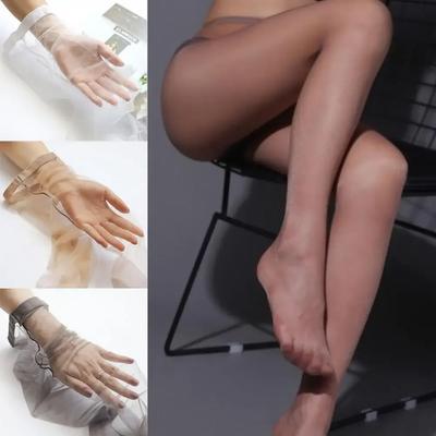 Women Invisible High Elastic Bottoming Ultrathin Seamless High Waist Pantyhose Stockings For Summer Tights