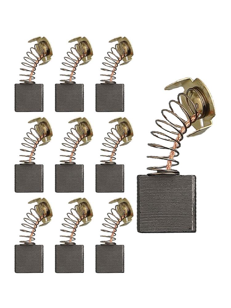 10pcs Carbon Brush Replacement For Mak ita CB204 Angle Grinder & Demolition Hammer, Size 7*18*16mm, High Durability