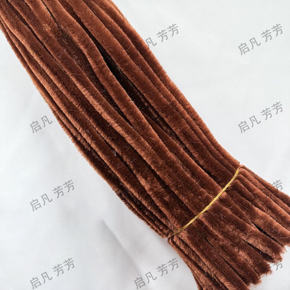 8mm Macaron Color Encrypted Twist Ties Chenille Stems for DIY Toys