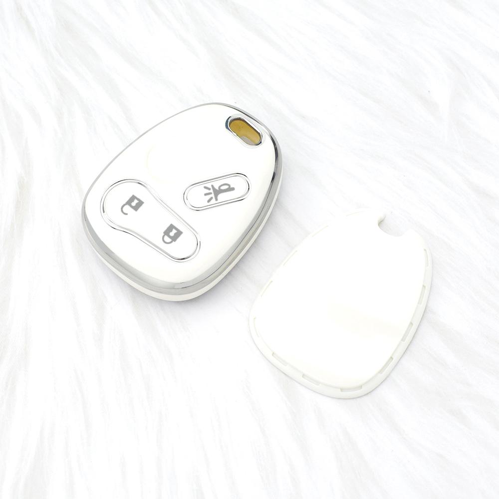 

Корпус пульта дистанционного ключа с 3 кнопками для Chevrolet для Chevy для Silverado Tahoe Suburban для GMC 2003-2006 Аксессуары для брелока белый