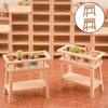 1/12 Doll House Furniture Flower Handmade Garden Bedroom Decoration Role Play Accessories Children's
