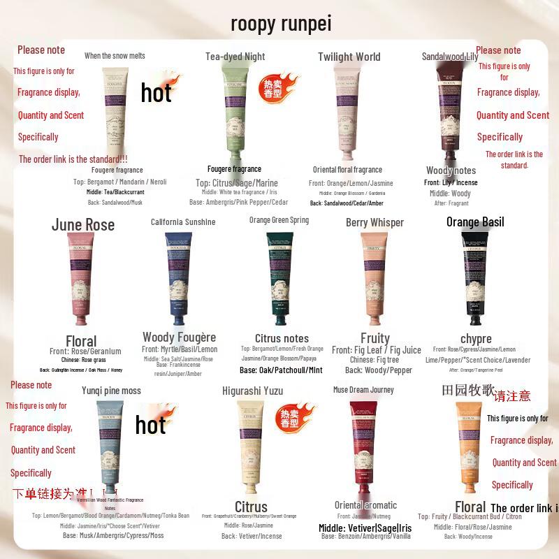 Roopy Hand Cream Poetry Collection Trio Set
