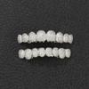 Exaggerated Eight-Tooth Gold Grillz with Copper Zirconia - Trendy European and American Hip Hop Accessory