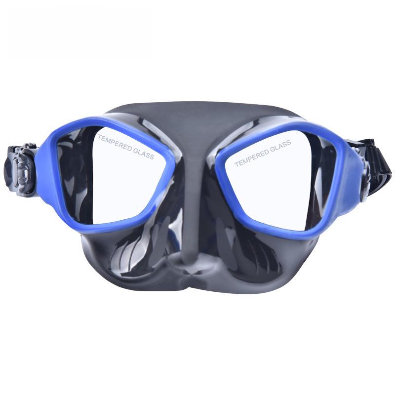 Adult Snorkeling & Diving Mask Set: HD Anti-Fog Tempered Glass Goggles
