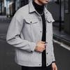 Autumn & Winter Lapel Woolen Men's Coat - Casual Sport Business Jacket