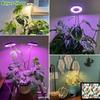 Full Spectrum LED Grow Lights for Indoor Plants Height Adjustable Dimmable Growing Lamp Flower Halo Ring Phyto Lamp Growth Light